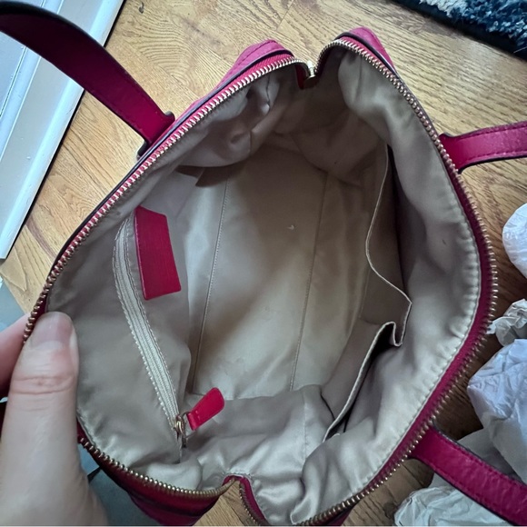 Coach Red Handbag - Picture 6 of 7
